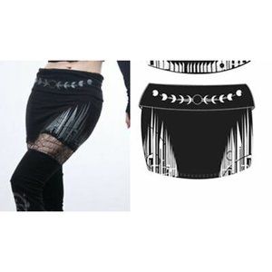 **SOLD** Rare Lip Service Millennium Moon skirt, MISPRINT